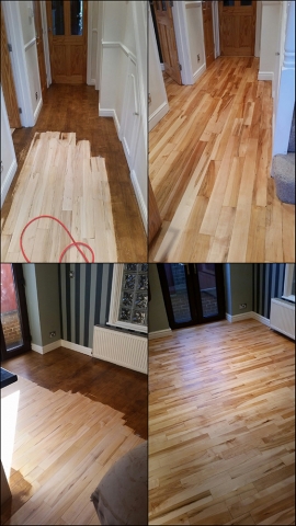 Sanding wood floors Bradford